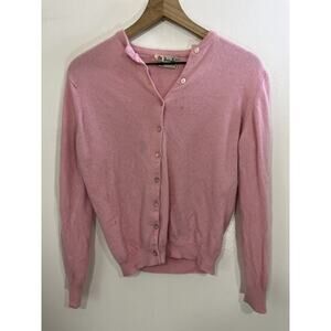 Vtg Cashmere Coquette Old Money Academia Preppy Grandma Sweater Ballet Y2K 90s